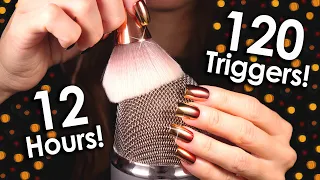 [ASMR] 120+ Triggers over 12 hours! (NO TALKING) Deep relaxing & sleep sounds 😴 MOST REQUESTED