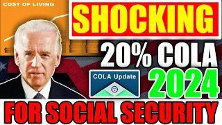 "Shocking News: 20% COLA Increase for Social Security in 2024?! 💥📈 #SocialSecurity #COLA #2024Update