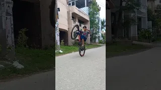 Bicycle Stunt || Wheelie Stunt || 29/07/2022 || Viral Shorts #Shorts