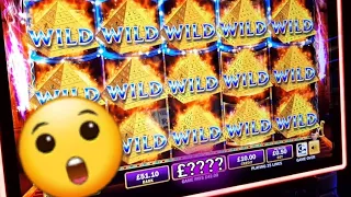 Almost 'Full Screen of Wilds' on Mistress of Egypt UK Casino Slot, 50p Stake Paid how much???