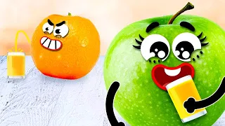 AUCH! Funny Embarrassing Moments From The Life Of Fruits || Everyday Fails By 24/7 Doodles