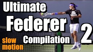 Roger Federer Ultimate Slow Motion Compilation #2 - Forehand-Backhand-Serve - 2013 Cincinnati Open