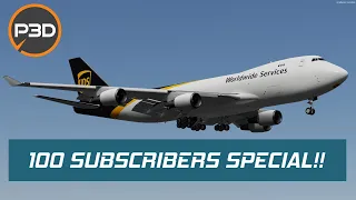 Prepar3D v5 | UPS Dubai - Cologne | OMDB-EDDK | Boeing 747-400F Full Flight | PMDG