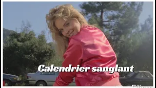 Calendrier sanglant - thriller 1984  Sharon Stone