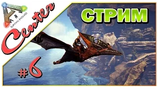 Стрим ARK Survival Evolved на карте Center (06) - Приручаем Птера и поднимаемся в небо