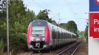 Z50000 NAT : A la gare de Valmondois sur la ligne H du Transilien