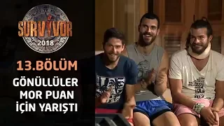 Survivor 2018 | 13. Bölüm | Gönüllüler Takımı Mor Puan İçin Yarıştı