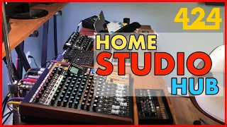 TASCAM MODEL 12 AS A HOME STUDIO MIXER/HUB | 424recording.com