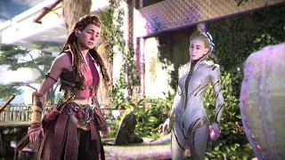 Aloy Chats With Tilda & Beta Over Breakfast In Tilda's House Horizon Forbidden West Dlc