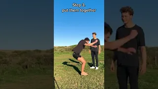 Teaching My Mate How To Flips ( We are trained professional don’t try this at home )