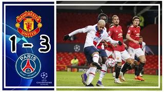 Manchester United 1 - 3 Paris Saint-Germain: All Goals & Extended Highlights