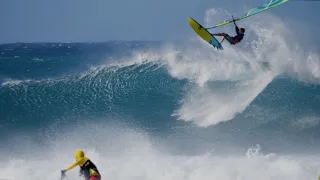 Windsurfing Ho'okipa Maui, Best day of the season!