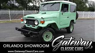 1968 Toyota FJ40 Land Cruiser For Sale Gateway Classic Cars Orlando #1593