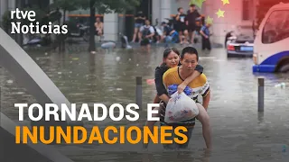 CHINA: Camino de los 400.000 EVACUADOS por las FUERTES LLUVIAS en la provincia de HENAN | RTVE