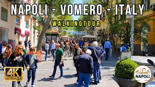 Walking Tour Napoli Vomero 2023 - Most Famous Streets - 4K UHD #walkingtour #naples #italy