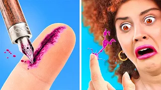 FARCES HILARANTES D'HALLOWEEN || Astuces Maquillage et Idées de Farces Effrayantes Par 123 GO! Like