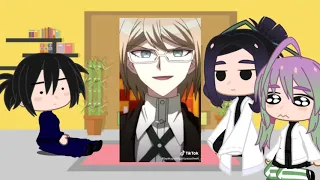 Aoi Kanzaki, Shinobu Kocho and Mitsuri Kanroji reacts to danganronpa read desc SPOILERS !!!!