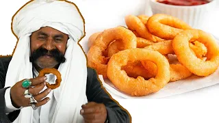 Tribal People Try Onion Rings For The First Time