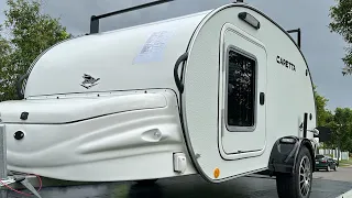 Caretta Teardrop Camper trailer walk through features. 2023 model.