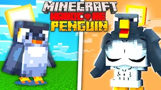 i Survived 100 Days As a Penguin | Minecraft hardcore
