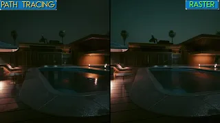 Path Tracing vs Rasterization - Direct Comparison on Cyberpunk 2077 with RTX 3090 24GB