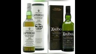 Laphroaig 10 vs Ardbeg Ten. Морской бой.