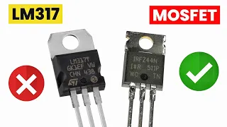 Bye Bye 👋 LM317 | Voltage Regulator Circuit Using MOSFET | Episode 27