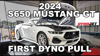 WORLDS FIRST S650 2024 Mustang GT 5.0L DYNO PULL