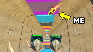 Car vs Car 0.0002 IQ People Cannot Complete This Race in GTA 5!