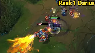 Rank 1 Darius: He is Just TOO AGGRESSIVE in the Early Game!