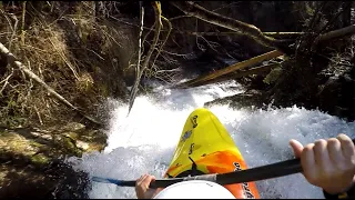 Kayaker stuck to the tree - Near Death Rescue (Solo first descent) - Salzkammergut