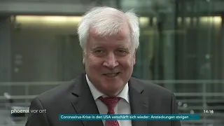 Horst Seehofer zum Thema Reisebeschränkungen für Bürger aus Drittstaaten am 01.07.20.