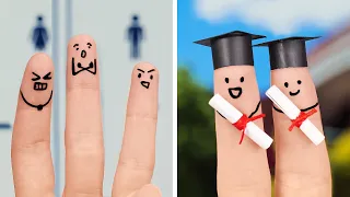 FUN FINGER ARTS AND EASY DOODLE IDEAS