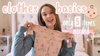 First Time Mums: The ONLY 5 Baby Clothes Items You Need! | Basic & Simple