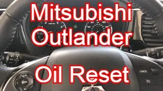 2018 Mitsubishi Outlander - How to Reset Oil Light