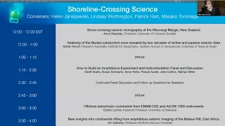 Marine Seismology Symposium - Shoreline Crossing Science
