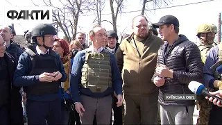 Спікери Польщі і Чехії на власні очі побачили звірства російських загарбників на Київщині