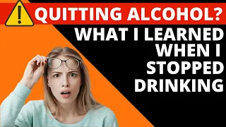 What I learned when I stopped drinking alcohol