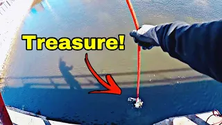 You Won't Believe What I Found Magnet Fishing A Shallow Canal!! **CRAZY**