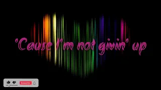 DON'T GIVE UP ON ME " ANDY GRAMMER " (LIRIK KARAOKE VERSION )