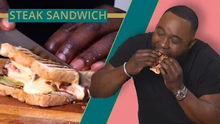 So einfach und lecker! - Steak Sandwich mit Röstzwiebeln #16