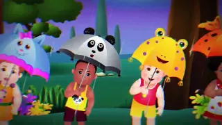 3 "Rain rain go away - all the friends wants to play" |ChuChu TV nursery rhymes in sound variations