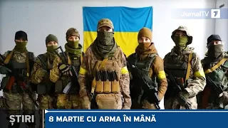 Femeile din armata ucraineană au transmis un mesaj cu ocazia zilei de 8 martie