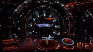 Beluga Liner Goes through Space Station | Elite Dangerous