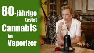 80-jährige testet Cannabis im Vaporizer gegen Schmerzen