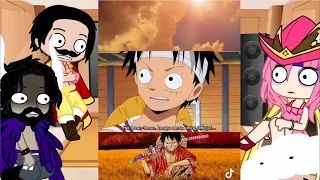 👒 Past Old Era   Marines react to Luffy - JoyBoy, Tiktoks 👒 Gacha Club 👒 React Compilation 👒