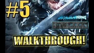 Metal Gear Rising: Revengeance Walkthrough #5 -Kill MISTRAL- Gameplay Walkthrough 1080p!