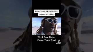 kawhi Leonard dances in drakes new music video (way 2 sexy) 😂😂