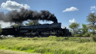 Pacing Union Pacific Big Boy #4014 Steam Train Between Tuckerman, AR & Knobel, AR (8/27/21)