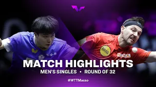 Highlights | Timo Boll vs Lin Yun-Ju | MS R32 | WTT Champions Macao 2022
